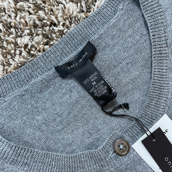 Loft Gray and Black Striped Cardigan - Picture 3 of 6